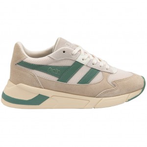 Gola Classics Tempest Sneakers Białe Zielone Polska | 0752UYXBM