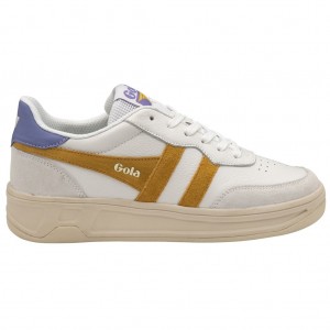Gola Classics Topspin Sneakers Białe Lawenda Polska | 7836WAZDP