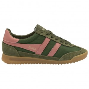 Gola Classics Tornado Sneakers Zielone Koralowe Różowe Polska | 4715OXYEQ