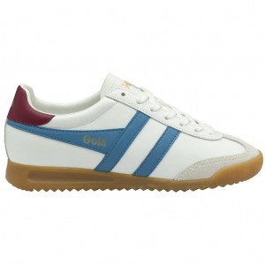 Gola Classics Torpedo Leather Sneakers Białe Polska | 1260ZLOSA