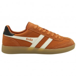 Gola Classics Viper Sneakers Pomarańczowe Białe Czarne Polska | 3142WQXPA