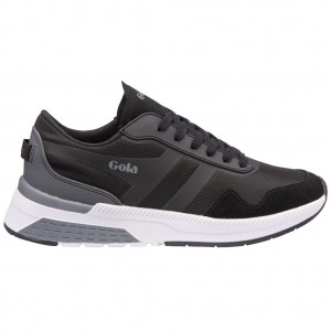 Gola Performance Atomics Sneakers Czarne Szare Polska | 3164SAODV