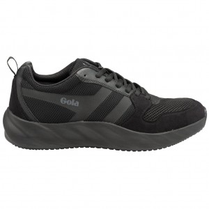 Gola Performance Lansen Sneakers Czarne Polska | 0643TQXPI