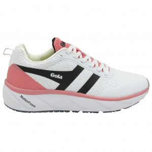 Gola Performance Typhoon RMD Sneakers Białe Czarne Różowe Polska | 2860UBTOH
