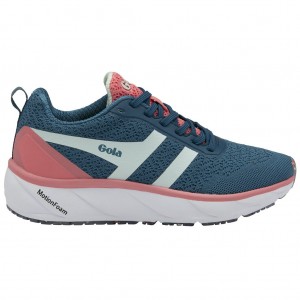 Gola Performance Typhoon RMD Sneakers Niebieskie Różowe Polska | 4702VJXIO
