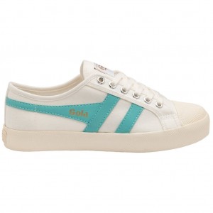 Gola Vegan Classics Coaster Shoes Białe Polska | 0869RLUMZ