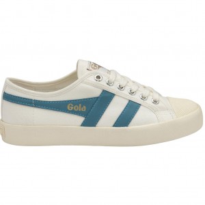 Gola Vegan Classics Coaster Shoes Białe Polska | 0458WLHFX