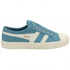 Gola Vegan Classics Coaster Slip Shoes Białe Polska | 1972VCUOZ