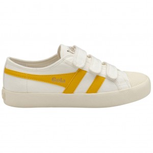 Gola Vegan Classics Coaster Strap Sneakers Białe Polska | 2813AWBIT