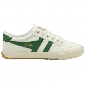 Gola Vegan Classics Stratus Plimsoll Sneakers Białe Polska | 6915GKSEJ