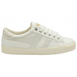 Gola Vegan Classics Tennis Mark Cox Sneakers Białe Białe Polska | 4068EJFIW