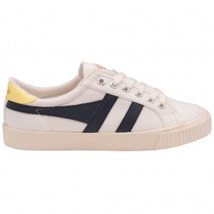 Gola Vegan Classics Tennis Mark Cox Sneakers Białe Granatowe Polska | 3290QFPED