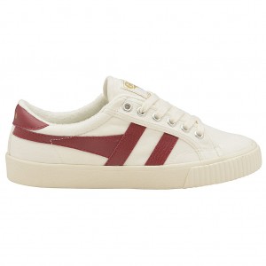 Gola Vegan Classics Tennis Mark Cox Sneakers Białe Jasny Czerwone Polska | 7830YNJSP