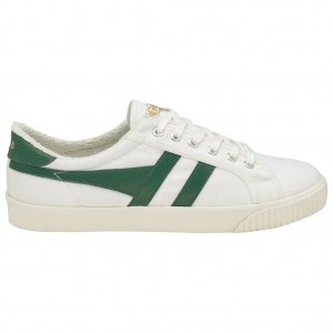 Gola Vegan Classics Tennis Mark Cox Sneakers Białe Ciemny Zielone Polska | 4935XRZPL