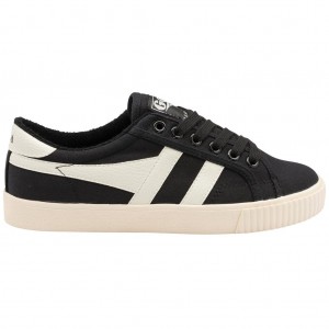 Gola Vegan Classics Tennis Mark Cox Sneakers Czarne Białe Polska | 8419XNKFL