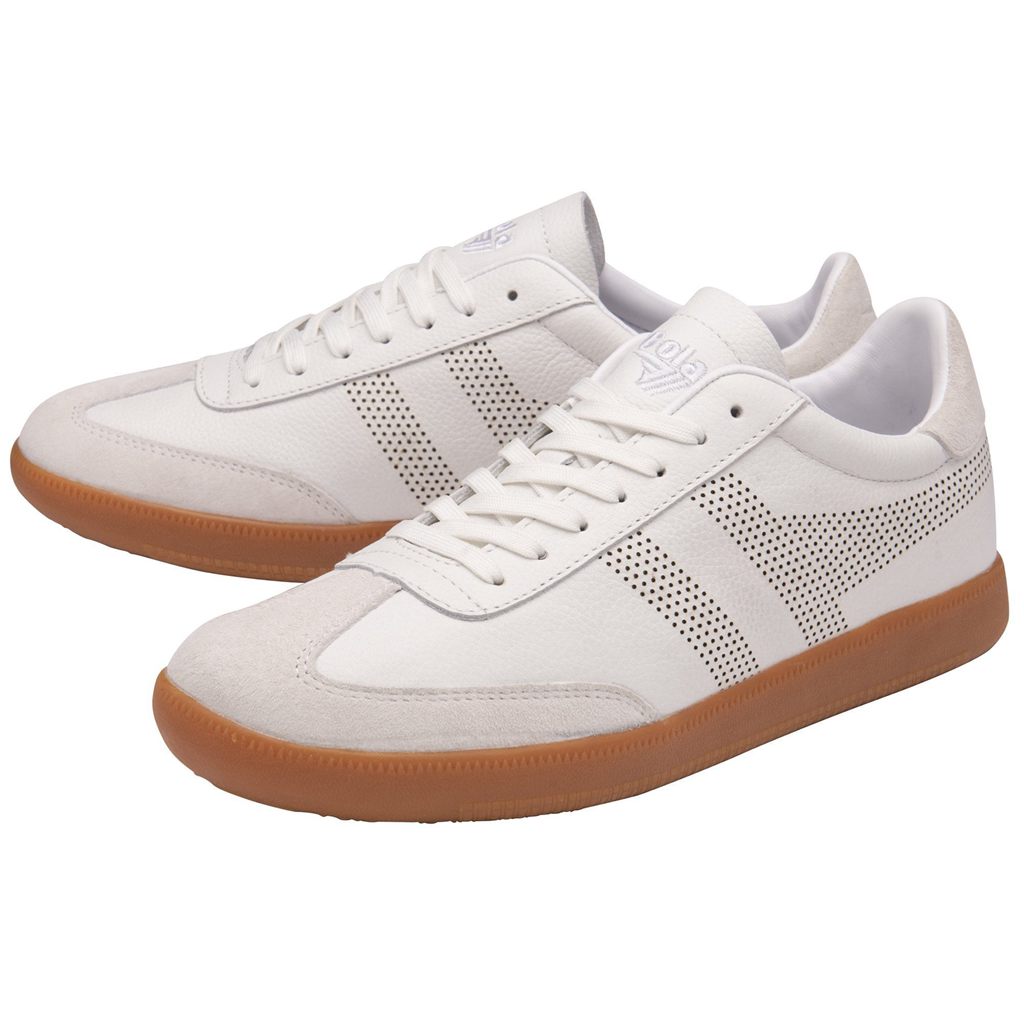 Gola Classics Ace Leather Sneakers Białe Polska | 3658WELDY