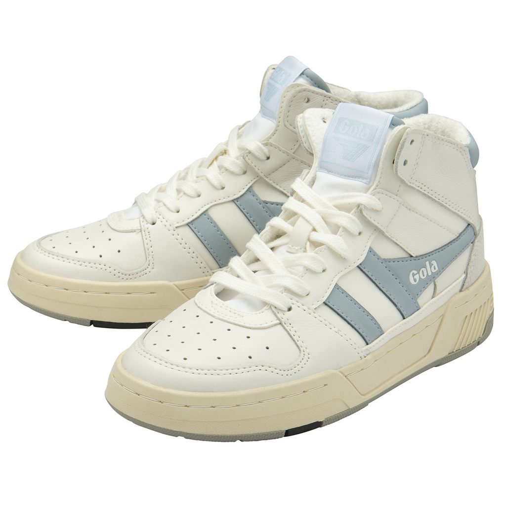 Gola Classics Allcourt High Sneakers Białe Niebieskie Polska | 1806XFJHQ