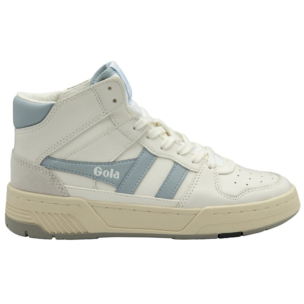Gola Classics Allcourt High Sneakers Białe Niebieskie Polska | 1806XFJHQ