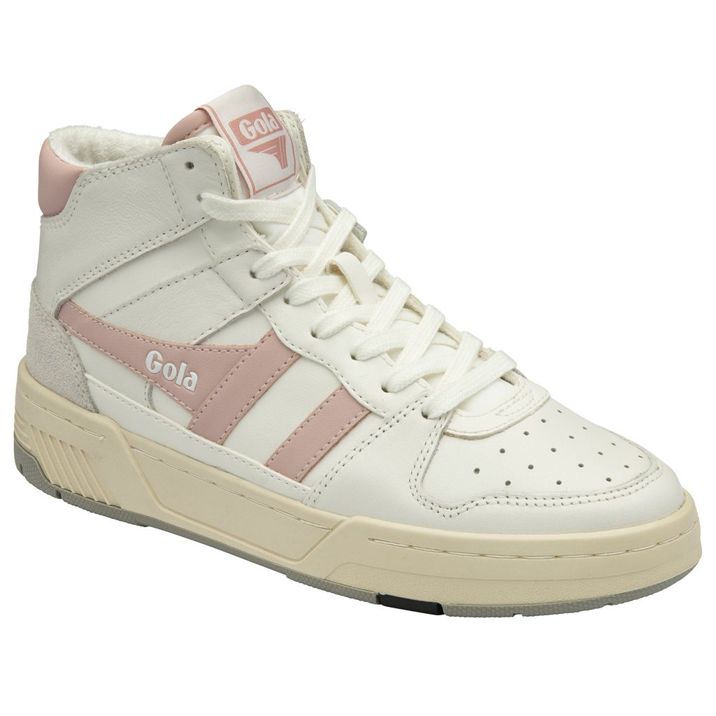 Gola Classics Allcourt High Sneakers Białe Różowe Polska | 3926BLIQK