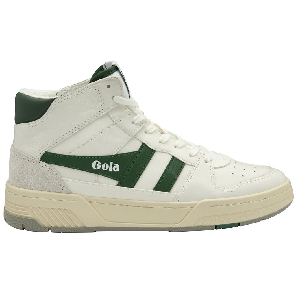 Gola Classics Allcourt High Sneakers Białe Zielone Polska | 5496VWYXR