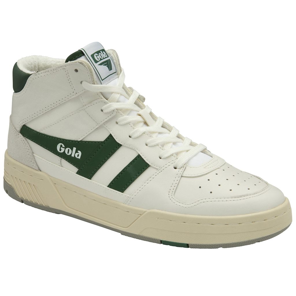 Gola Classics Allcourt High Sneakers Białe Zielone Polska | 5496VWYXR