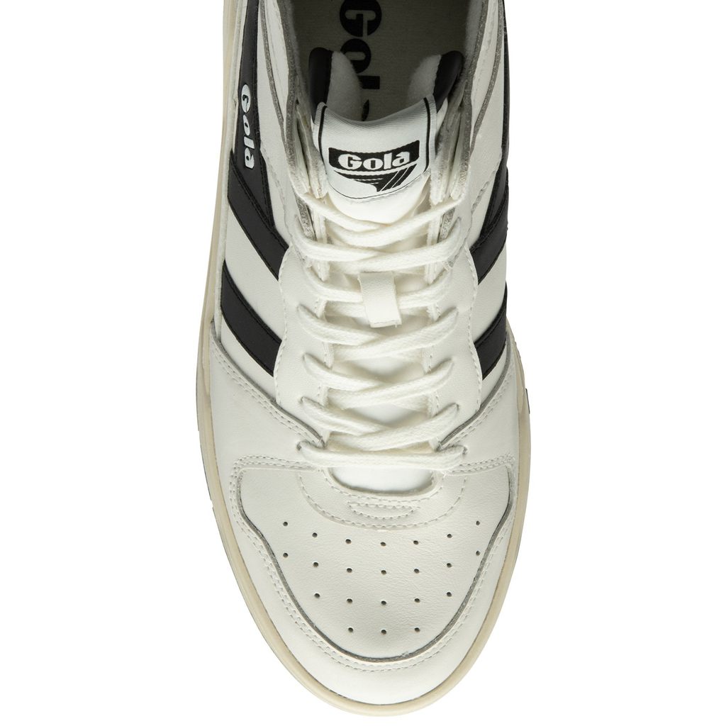 Gola Classics Allcourt High Sneakers Białe Czarne Polska | 8940BNVGM