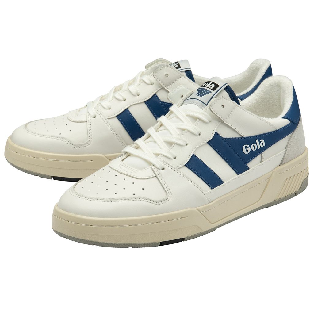 Gola Classics Allcourt Sneakers Białe Niebieskie Polska | 9574YZUNC