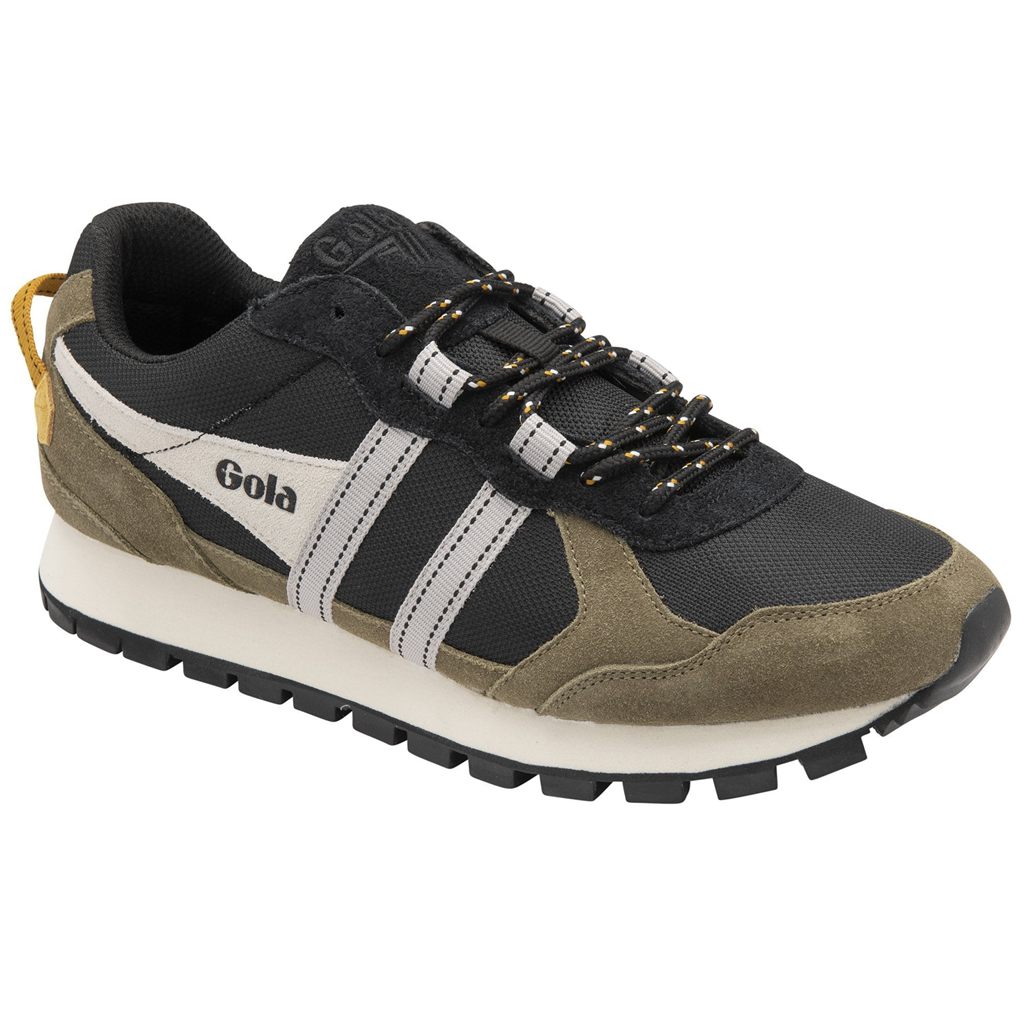 Gola Classics Altitude Sneakers Czarne Khaki Białe Polska | 6514DNBRU