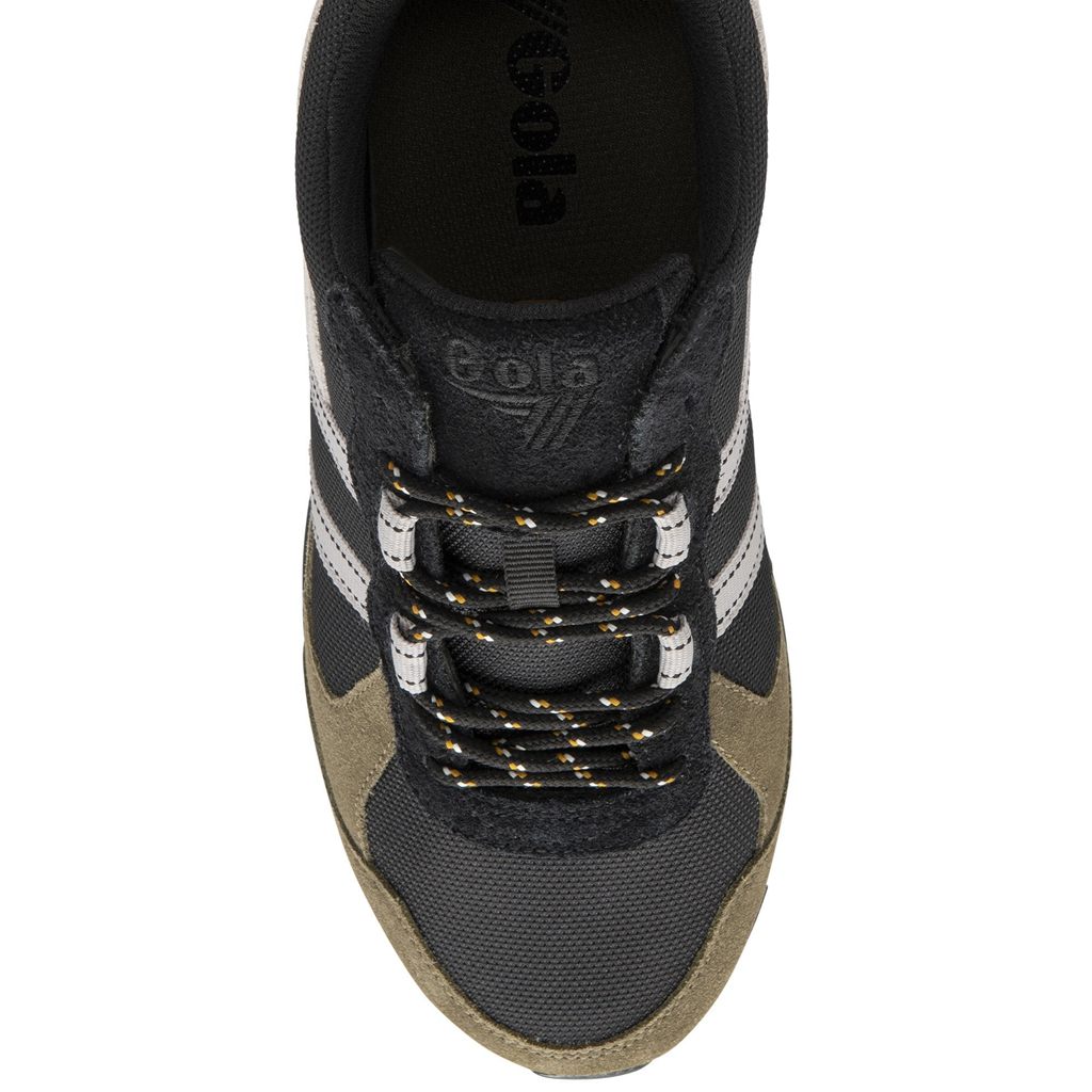 Gola Classics Altitude Sneakers Czarne Khaki Białe Polska | 6514DNBRU