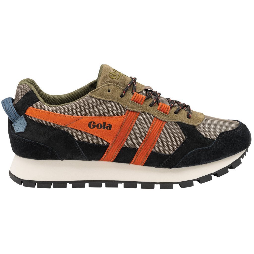 Gola Classics Altitude Sneakers Khaki Czarne Pomarańczowe Polska | 1695UNWVE