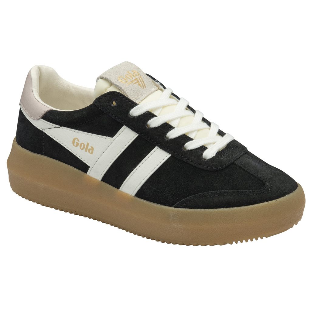 Gola Classics Athena Sneakers Czarne Białe Różowe Polska | 1538RYIDP