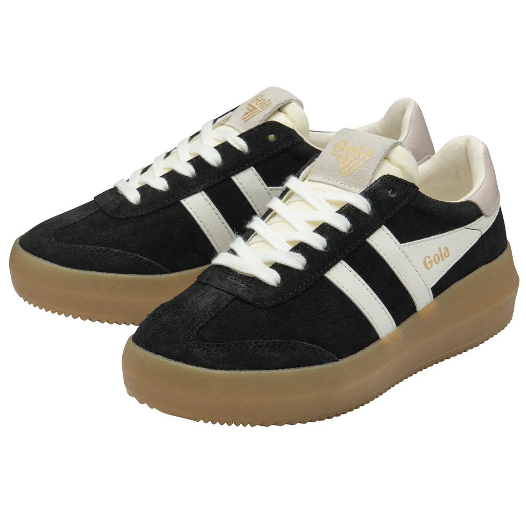 Gola Classics Athena Sneakers Czarne Białe Różowe Polska | 1538RYIDP