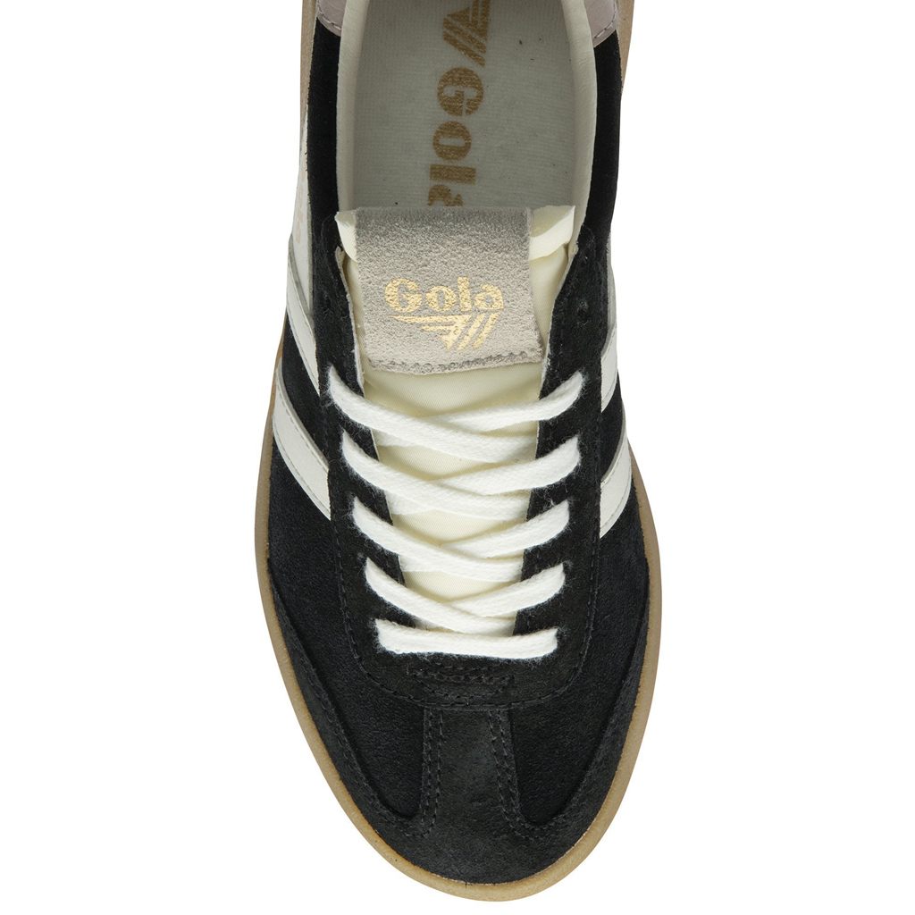 Gola Classics Athena Sneakers Czarne Białe Różowe Polska | 1538RYIDP