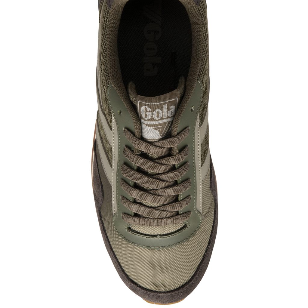 Gola Classics Atlanta Sneakers Khaki Ciemny Brązowe Polska | 5287EULFH