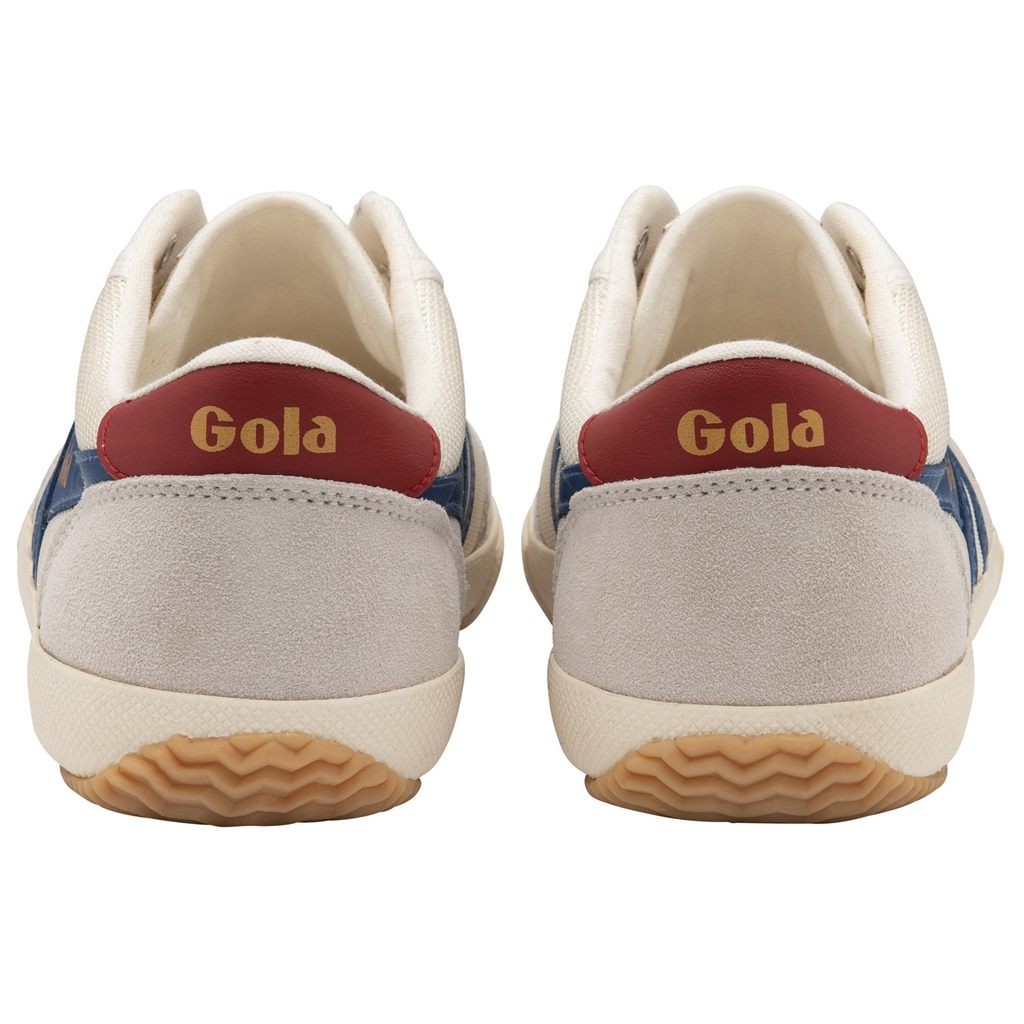 Gola Classics Badminton Mesh Plimsoll Sneakers Białe Niebieskie Jasny Czerwone Polska | 0931VUQPN