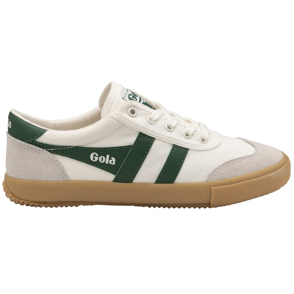 Gola Classics Badminton Plimsoll Sneakers Białe Zielone Polska | 8590TRUGH