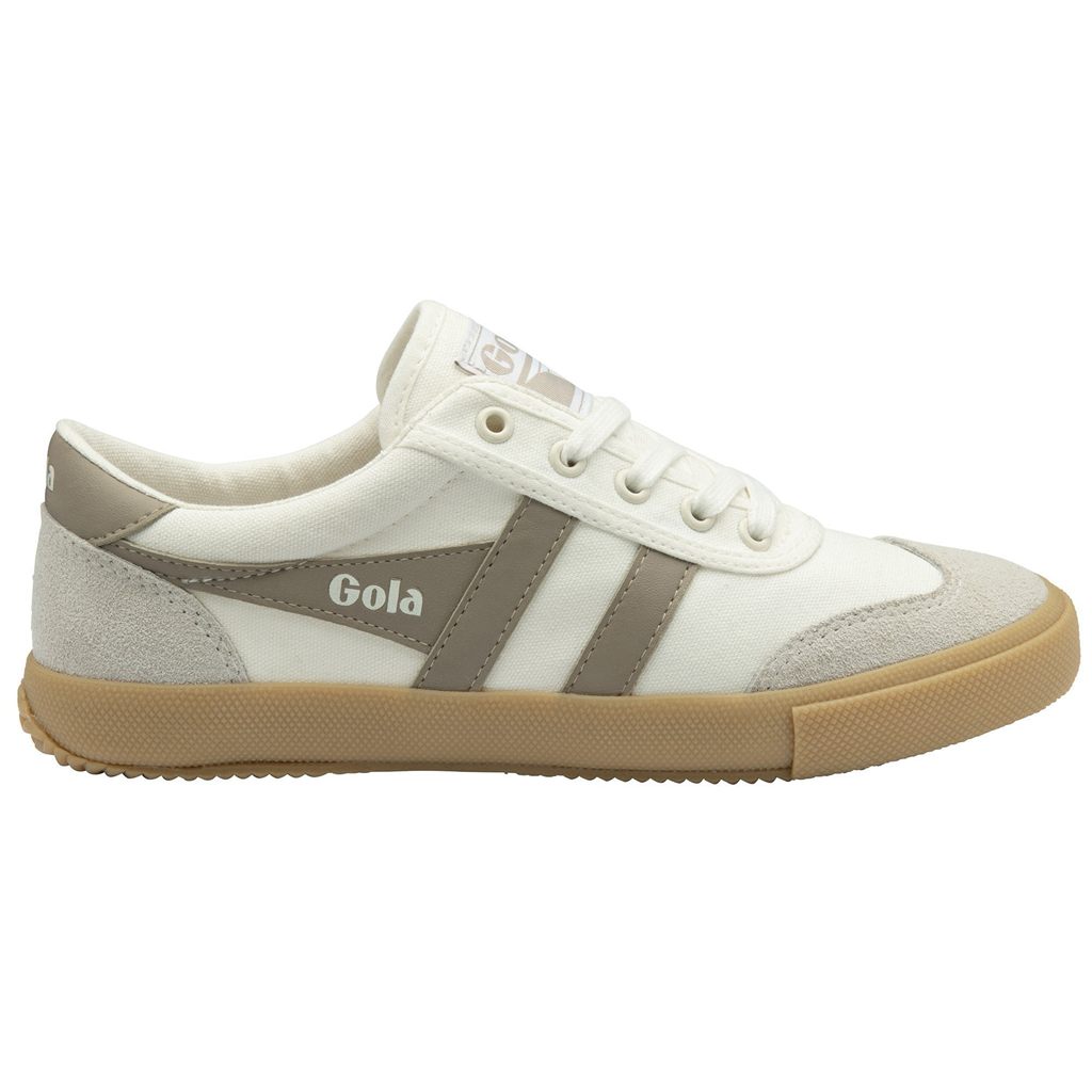 Gola Classics Badminton Plimsoll Sneakers Białe Szare Polska | 7502SLIJD