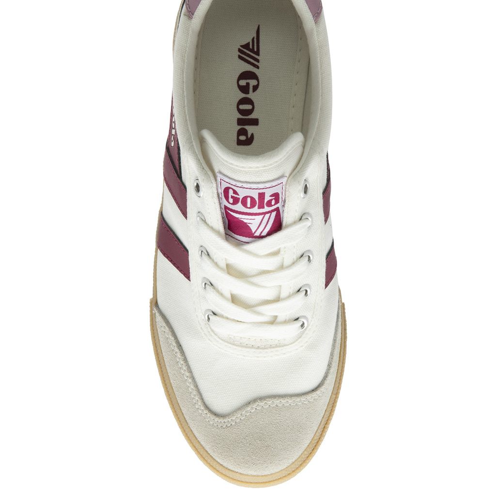 Gola Classics Badminton Plimsoll Sneakers Białe Polska | 1205JEUBR
