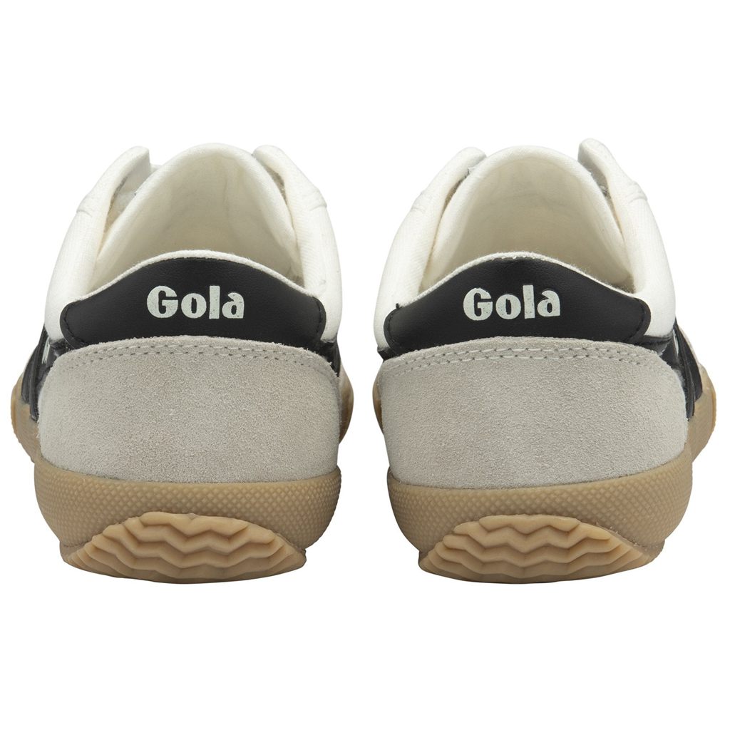 Gola Classics Badminton Plimsoll Sneakers Białe Czarne Polska | 0123VUOBE