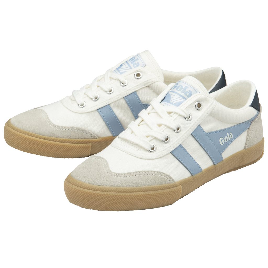 Gola Classics Badminton Plimsoll Sneakers Białe Granatowe Polska | 4539RZMLA