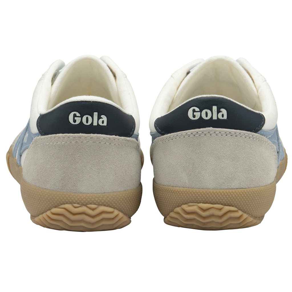 Gola Classics Badminton Plimsoll Sneakers Białe Granatowe Polska | 4539RZMLA