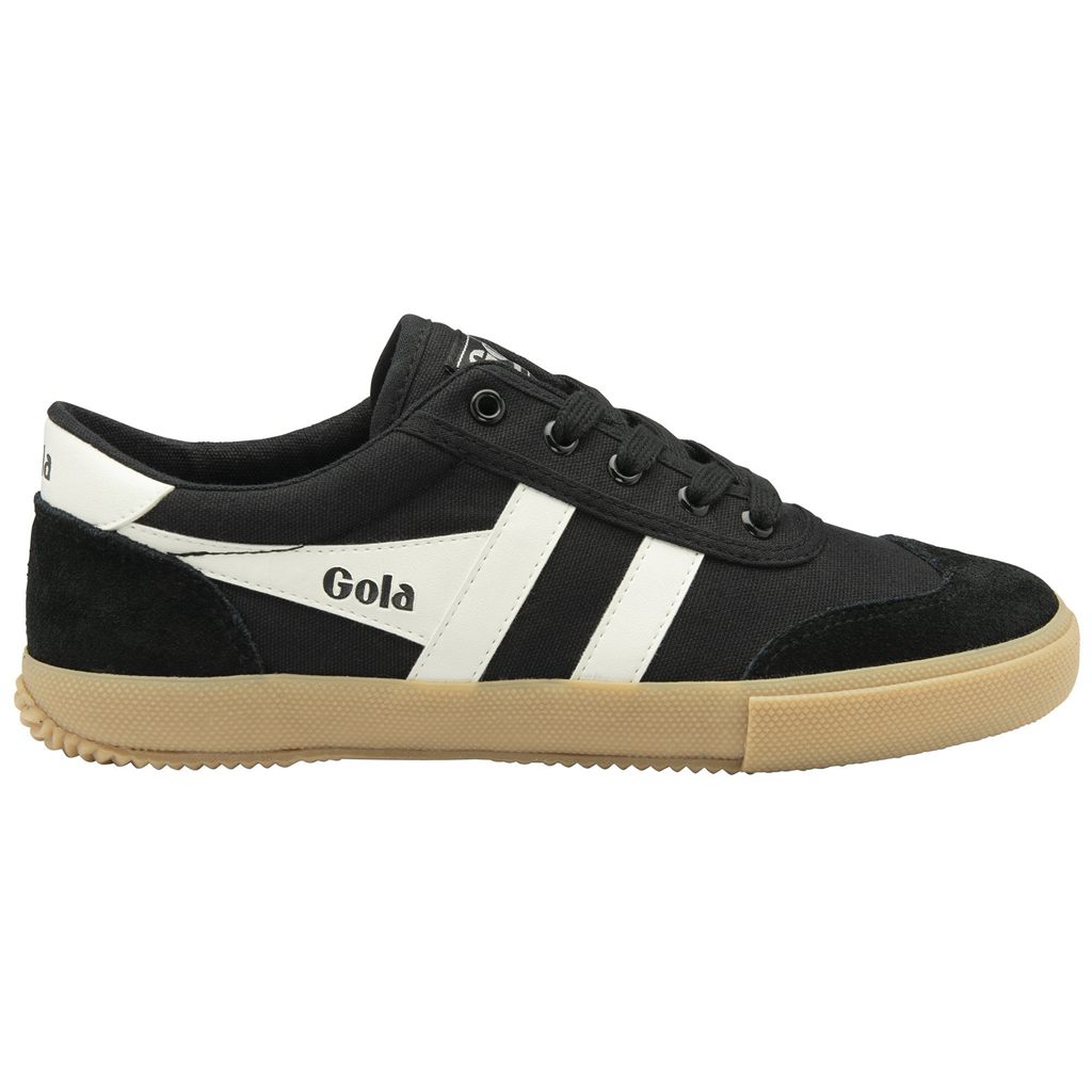 Gola Classics Badminton Plimsoll Sneakers Czarne Białe Polska | 7563YNJDR