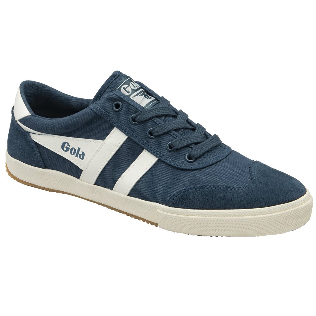 Gola Classics Badminton Plimsoll Sneakers Niebieskie Białe Polska | 8126QFAID