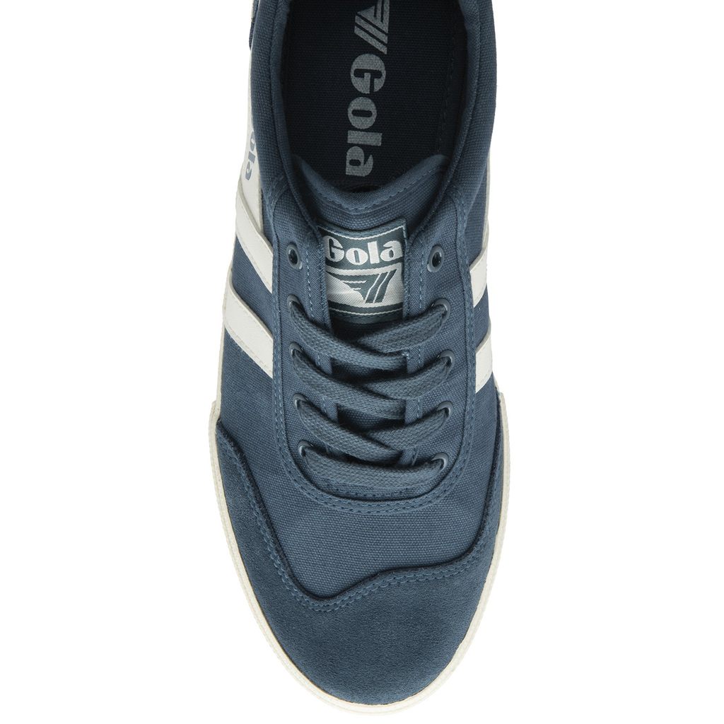 Gola Classics Badminton Plimsoll Sneakers Niebieskie Białe Polska | 8126QFAID