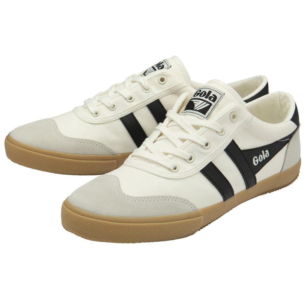 Gola Classics Badminton Plimsoll Sneakers Białe Czarne Polska | 5234HTXPW