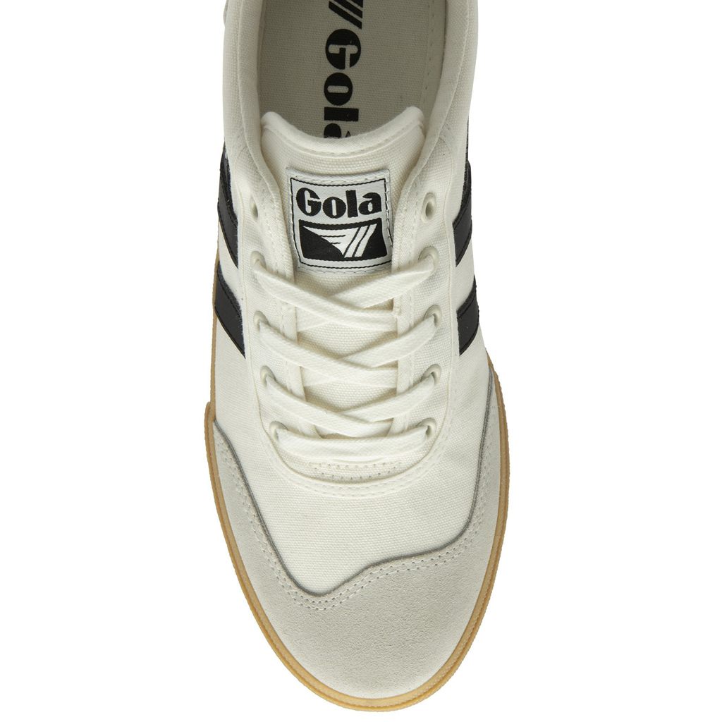 Gola Classics Badminton Plimsoll Sneakers Białe Czarne Polska | 5234HTXPW