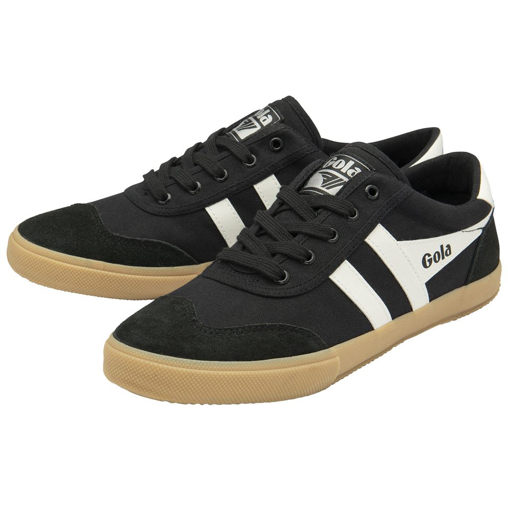 Gola Classics Badminton Plimsoll Sneakers Czarne Białe Polska | 5274GTBHO
