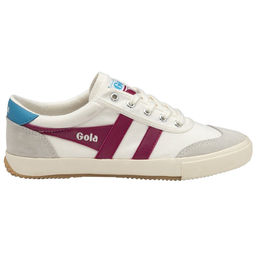 Gola Classics Badminton Sneakers Białe Fuksja Polska | 5963XBMHD
