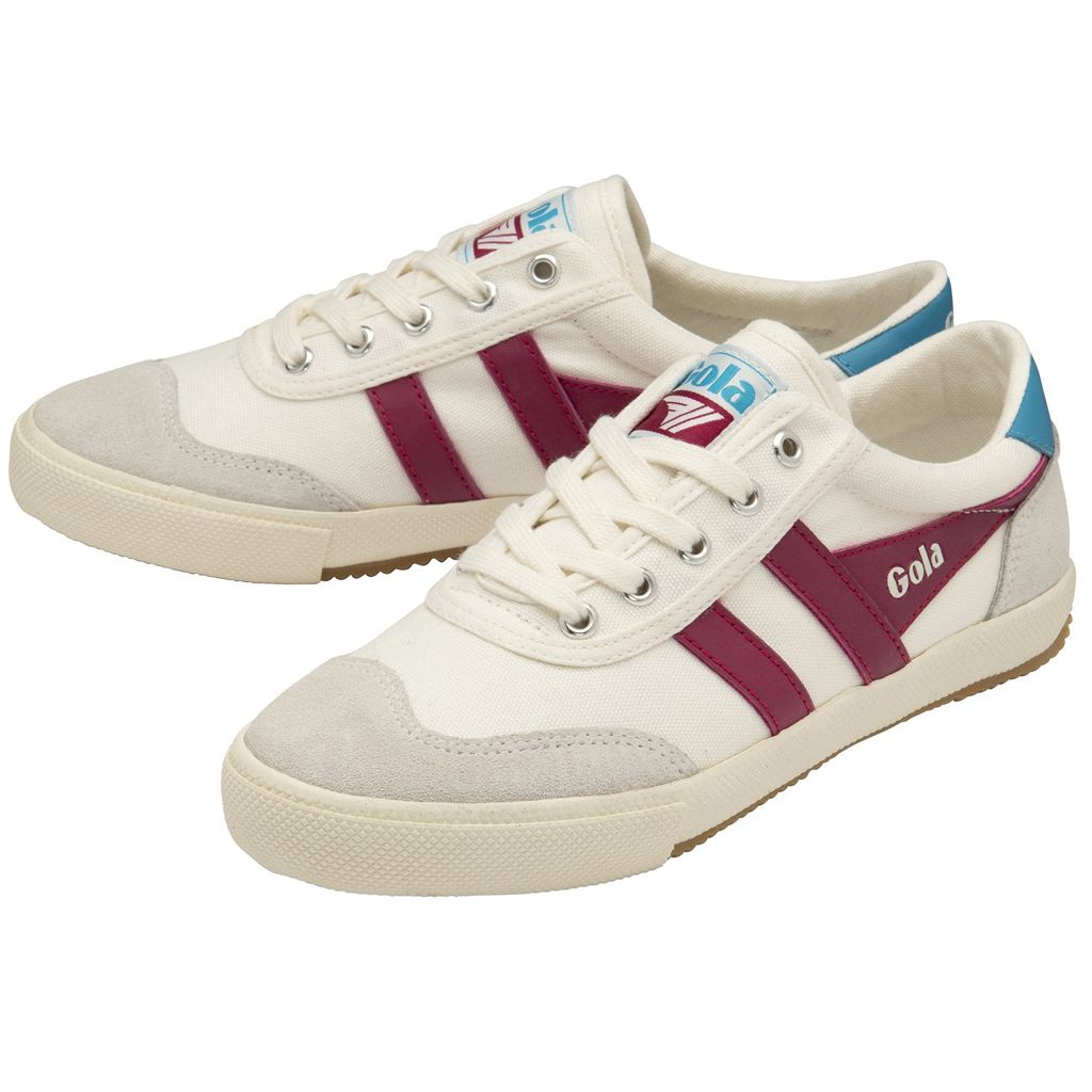Gola Classics Badminton Sneakers Białe Fuksja Polska | 5963XBMHD