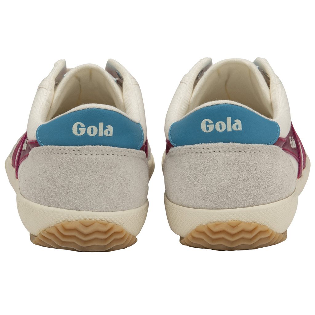 Gola Classics Badminton Sneakers Białe Fuksja Polska | 5963XBMHD